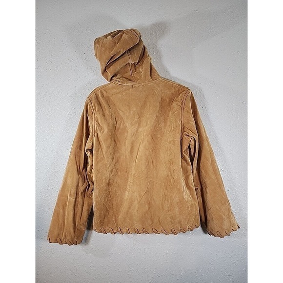 effeci* Y2K Velvet & Faux Fur Hooded Jacket Fleece Lined *Sz M - Picture 4 of 9